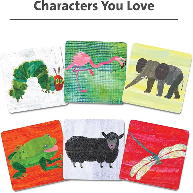 Wonder Forge Eric Carle Matching Game For Boys & Girls Age 3 To 5 - A Fun & Fast Animal Memory Game