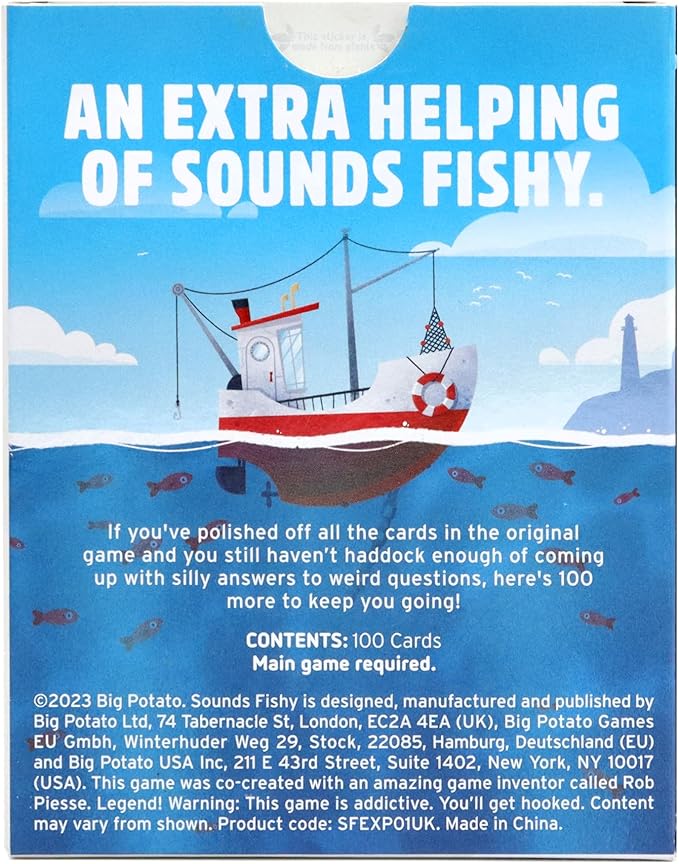 Sound Fishy Board Game Expansion - 100 Questions
