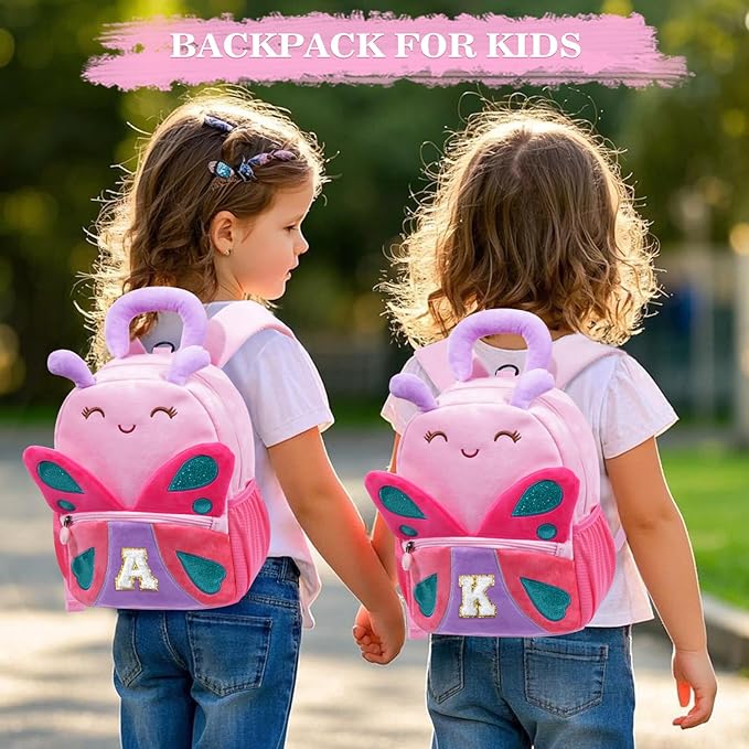 YOOLIFE Backpack for Girls Kids Toddler Birthday Gifts Personalized Kids Backpack for Little Girls, Kindergarten Elementary School Bookbag for Girl Toddler Teen Gift for Daughter Sister Pink K