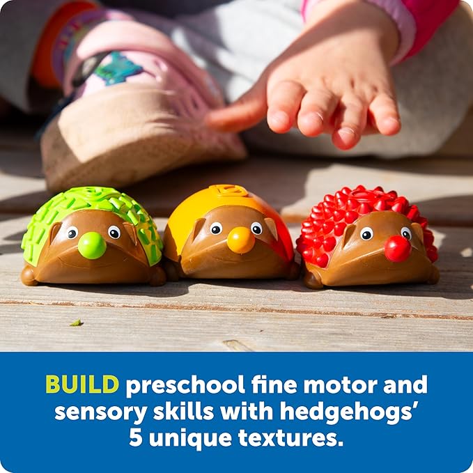 Learning Resources Spike the Fine Motor Hedgehog Sensory Tree House - 7 Pieces, Ages 18+ months Fine Motor and Sensory Toy, Toddler Educational Toys, Montessori Toys