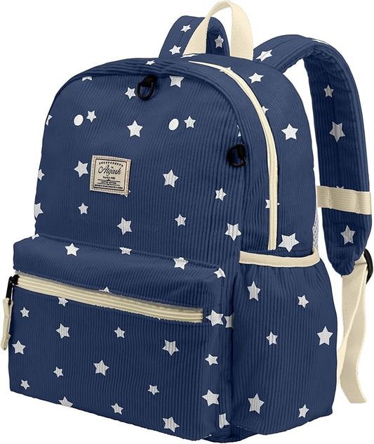 Corduroy Toddler Backpack for Boys 2-5: Preschool Backpack for Girls - Cute Kids Backpack 13.5" H Fit Folder
