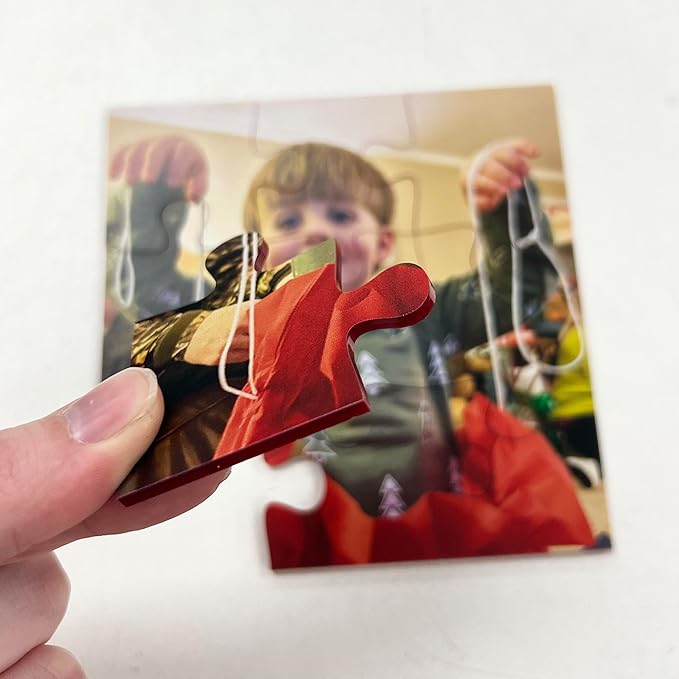 Custom Photo Puzzle from Picture | Upload Your Photo and Choose Color | 9 Piece Personalized Puzzle for Kids Toddlers Acrylic Puzzle Birthday Gifts for Toddler Boy Girl