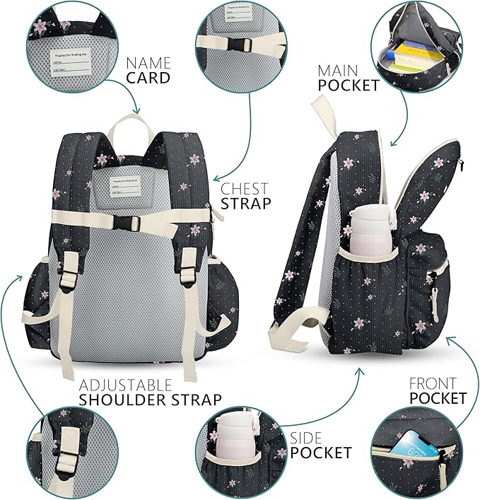 Corduroy Toddler Backpack for Boys 2-5: Preschool Backpack for Boys Girls - Cute Kids Backpack for Boys 13.5" H Fit Folder