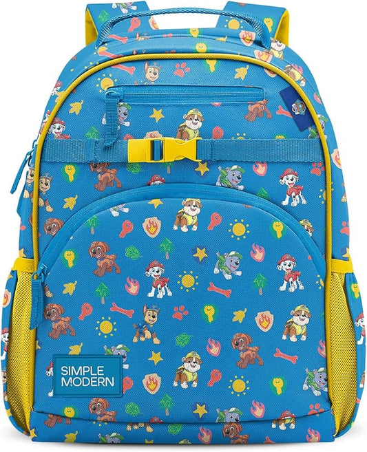 Simple Modern Medium Paw Patrol Toddler Backpack for School Girls and Boys | Kindergarten Elementary Kids Backpack | Fletcher Collection | Kids - 15" tall | Paw Patrol Outdoor Adventures