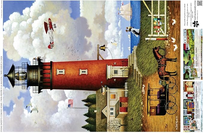 Buffalo Games - Charles Wysocki - Daddy's Coming Home - 1000 Piece Jigsaw Puzzle for Adults - Challenging Puzzle Perfect for Game Nights
