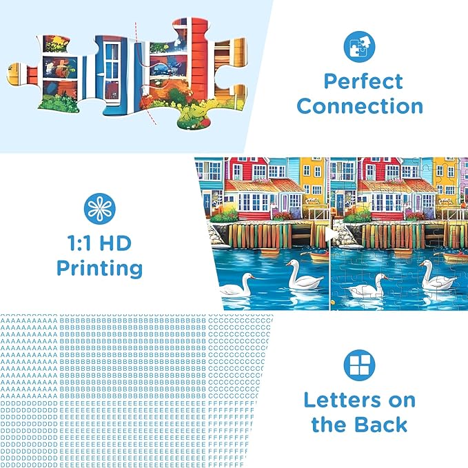 Jigsaw Puzzles 300 Pieces for Adults,300 Piece Puzzles for Adults,Sea Puzzle for Kids Ages 8-10 10-12,Recycled Paper Puzzle 300 Pieces,Home Decors Family Challenge Toys for Men Women Elders Seniors
