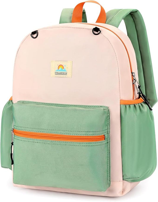 STEAMEDBUN Kids Backpack for Girls 6-8: Toddler Backpack for Preschool Kindergarten - Girls Backpacks for Elementary 4-6