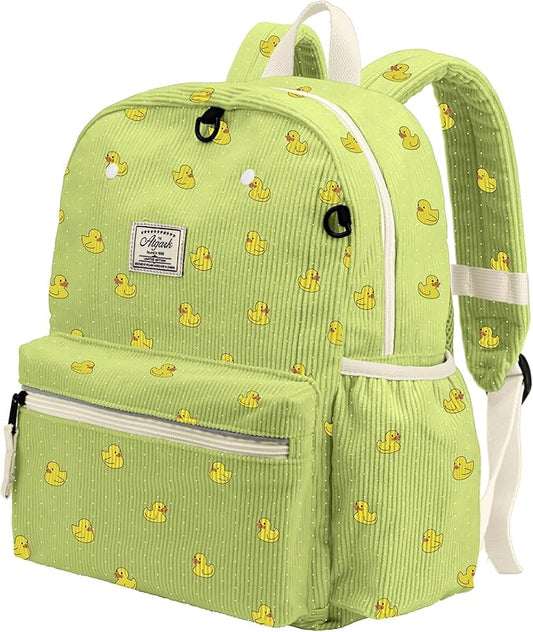 Corduroy Toddler Backpack for Boys 2-5: Preschool Backpacks for Girls 13.5" H Fit Folder