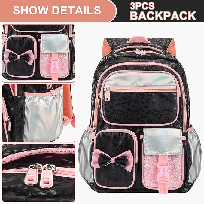 Backpack for Girls Lightweight Kids Backpacks for Middle School Students Book Bag for Elementary Student Teen Girls Toddler Backpack for School