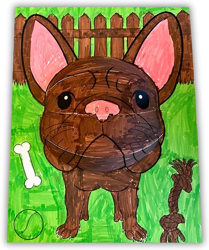 Marvin's Magic - Amazing 3D Pop Posters - Vibrant Art and Craft Kit - Includes Bright Markers and Interactive Animal Designs - Portable - Ideal for Ages 5+