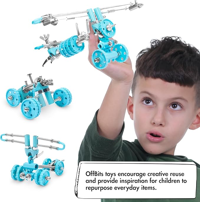 The Off Bits AirBit – Build Your Own Airplane! STEM Building Kit for Creative Kids 8-12 & Curious Adults, Fun Educational Gift for Boys & Girls