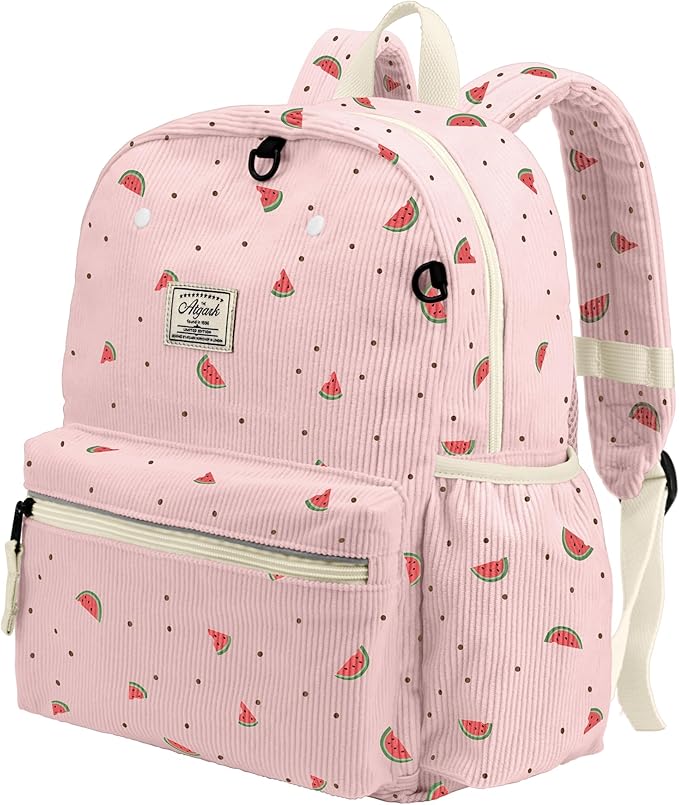 Corduroy Toddler Backpack for Boys 2-5: Preschool Backpack for Girls - Cute Kids Backpack 13.5" H Fit Folder