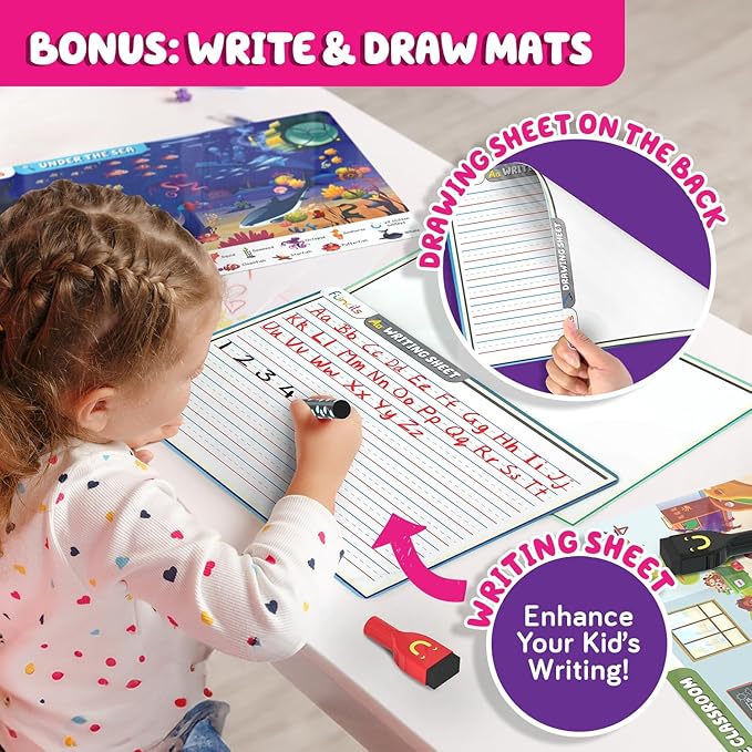 Search and Find for Kids & Toddlers - Preschool Learning Activity Book, Art and Craft Supplies, Seek Find Games, Birthday Gifts for Girls & Boys, Educational Toys for Ages 3, 4, 5, 6 Year Old