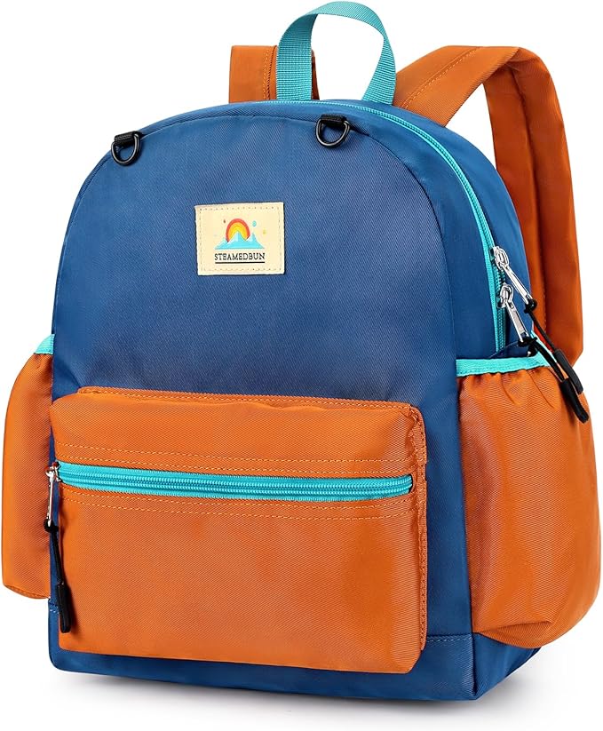 STEAMEDBUN Toddler Backpack for Boys 2-4: Kids Backpack Boys Girls - Preschool Kindergarten Daycare Backpacks - 12 inch