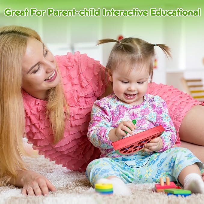 Wooden Toys Lacing Toys for Toddlers 3-5,Plane Activities Car Travel Toy Montessori Educational Learning Threading Toys for Fine Motor Skills Birthday Easter Gift for Boys Girls(4 pcs)