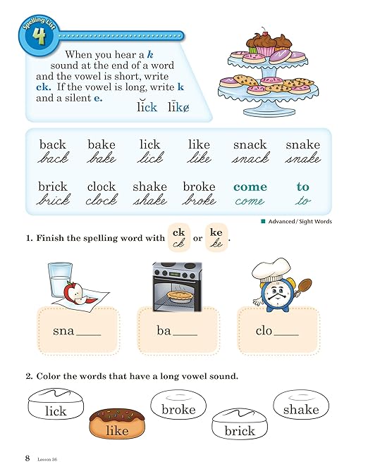 Spelling and Poetry 1 - Abeka 1st Grade 1 Spelling and Poetry Student Work Book