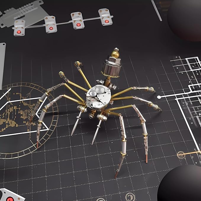 Mechanical Metal DIY 3D Insect Brass Puzzle (Mechanical Spider)