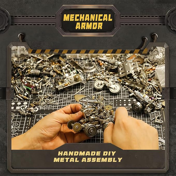 3D Metal Puzzles for Adults,3D Puzzle Metal Model Kit,3D Mechanical Model,Brain Teaser Puzzles DIY Assembling for Stress Relief for Teenagers and Adults