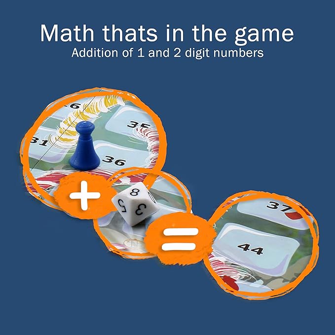 Ocean Raiders Number Sequencing & Addition Game - Fun Math Board Game and STEM Toy for 5-7 Year Olds, Perfect Educational Gift for Kids (Boys & Girls), Home Schoolers, Kindergarten & Up