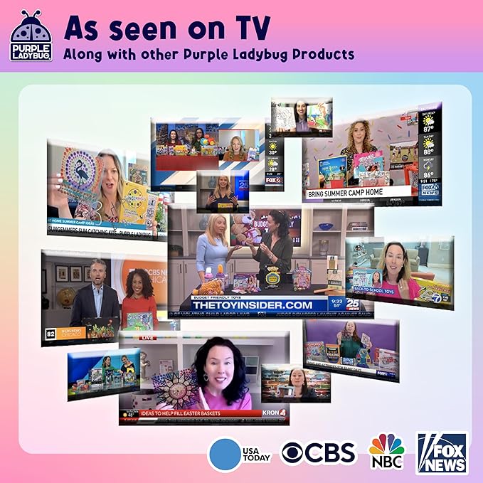 PURPLE LADYBUG Eraser Lab DIY Clay Mini Cute Eraser Kit for Girls - Unicorn & Mermaid Theme - Fun Craft Activity for Girls Aged 4 5 6 7 8 9 10, Perfect Back to School Supply & Birthday Gift Idea