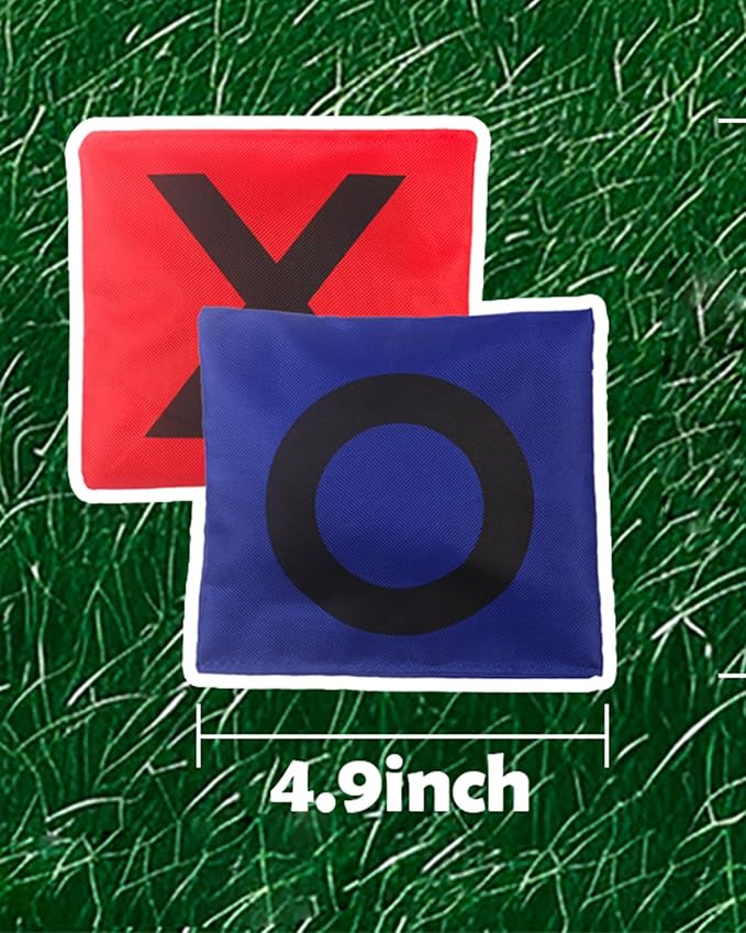 Bean Bag Toss Games for Family, Kanosan Outside Field Day Birthday Party Backyard Family Reunion Carnival Yard Lawn Easter Fall Festival Beach Fun Games 4PCS