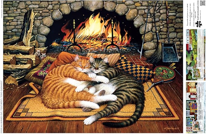 Buffalo Games - Charles Wysocki - All Burned Out - 1000 Piece Jigsaw Puzzle for Adults -Challenging Puzzle Perfect for Game Nights - Finished Size is 26.75 x 19.75