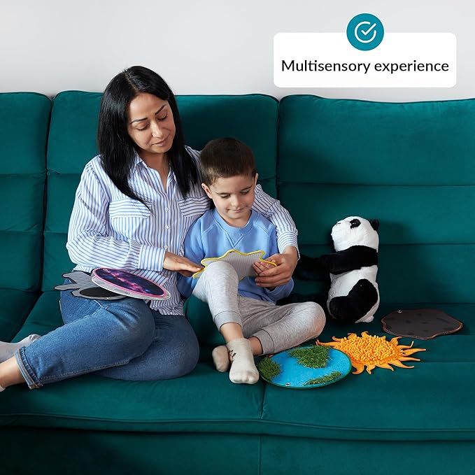 ODOXIA Sensory Mats Texture Children | Sensory Tiles for Kids | Sensory Pads for Autistic Children | Helps with Sensory Seeking Kids | Playful Learning Toys for Toddlers