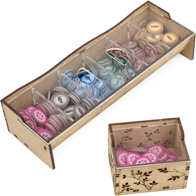 TowerRex Organizer for Wingspan Board Game and European Expansion, Oceania Expansion, Storage Insert, Not for Asia