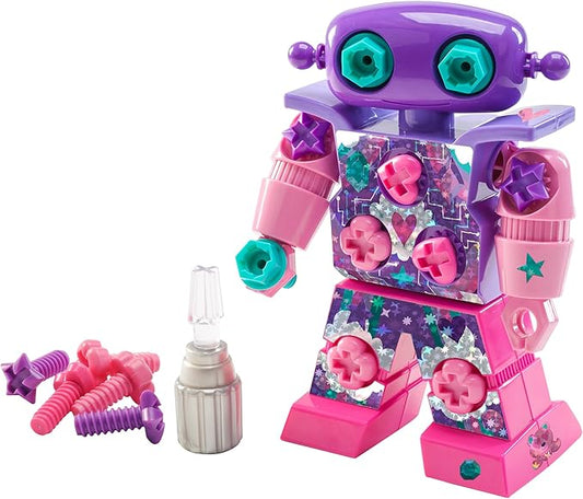 Educational Insights Design & Drill Sparklebot Robot Toy, 23-Piece Set, Kids Drill Sets, STEM Toys, Gift for Kids Ages 3+