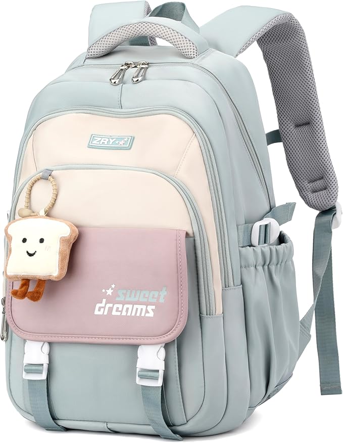middle high school backpack for teen girls cute bookbag college student laptop backpack large capacity stylish travel daypack
