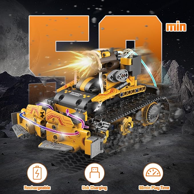 STEM Robot Building Kit for Kids – 5-in-1 Remote & App-Controlled Wall Robotics Set, Engineering Coding Robot Toys, Birthday Gifts for Boys & Girls Ages 6-12+ (673 PCS)