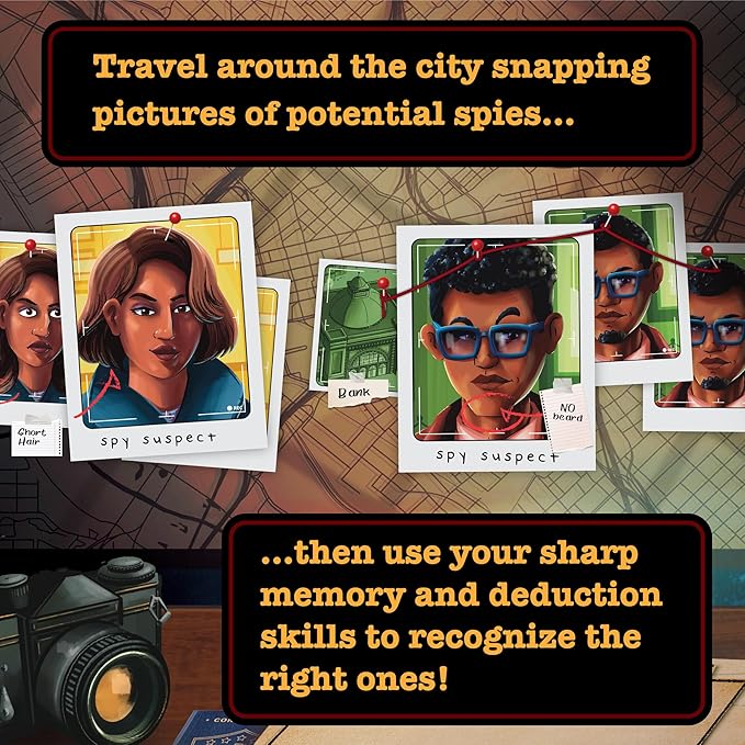 MindWare Mission: Spy Detective Family Board Game - Spy Game for 8 Year Olds and Up