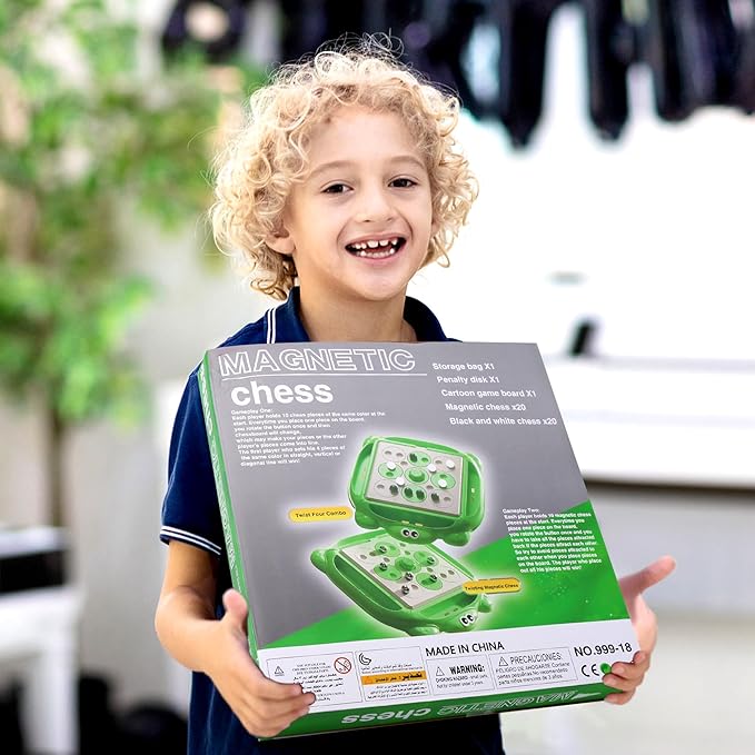 Magnetic Chess Game, New Upgraded 2 in 1 Portable Multiplayer Board Games, Strategy Magnet Games with 30 Magnetic Pieces and 20 Normal Pieces, Innovative Table Top Puzzle Game for Adults Kids