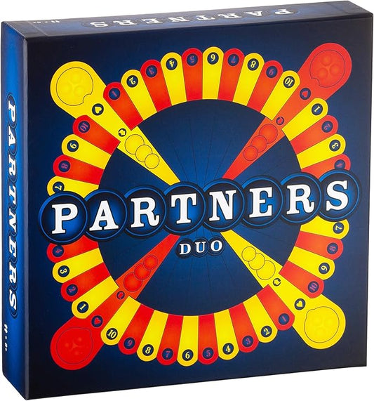PARTNERS Duo | 1st USA Edition | A 1vs1 Strategy Game | Perfect 2 Player Board Game for Game Night with Friends, Family, Adults, Significant Others, Teens, All Ages