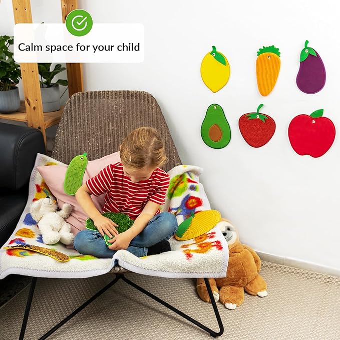 ODOXIA Sensory Mats for Autistic Children | Sensory Tiles for Wall | Sensory Mats | Sensory Rug | Sensory Wall Panel | Wall Sensory Panel for Kids | Different Sensory Textures & Colors
