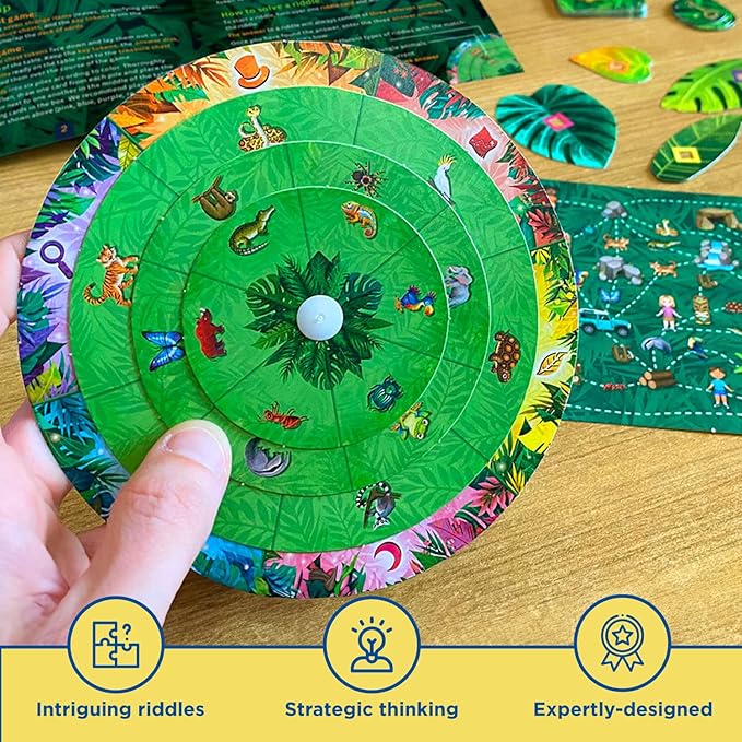 EXIT: The Game - Kids - Jungle of Riddles | Brainteasers |Kid's Activity| Kid's Cooperative Game | Quick Game | Kids Activity