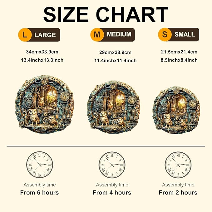 Wooden Puzzles for Adults,Vibrant owl Shaped Unique Wooden Jigsaw Puzzles, Gifts for Family or Friends for Any Holiday.(11.4X 11.4In 200pcs)