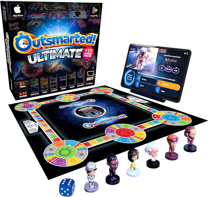 The Live Quiz Show Board Game - Ages 8+ - Ultimate Edition, Amazon Exclusive - More Than 10k Questions with 25 Additional Categories - Family Board Games