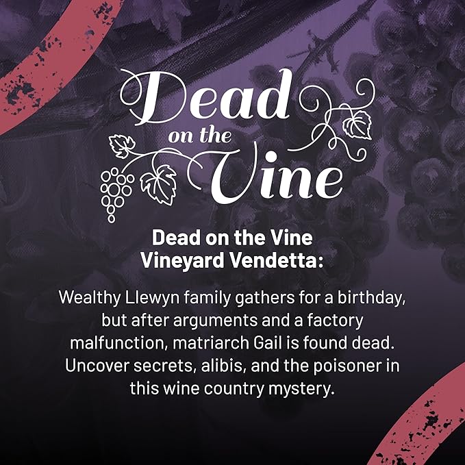 Hunt A Killer: Dead on The Vine – Solve a Murder at a Winery, an Interactive Unsolved Mysteries Experience and Halloween Mystery Party Game for Adults, Perfect for Halloween Game Night, for Ages 14+