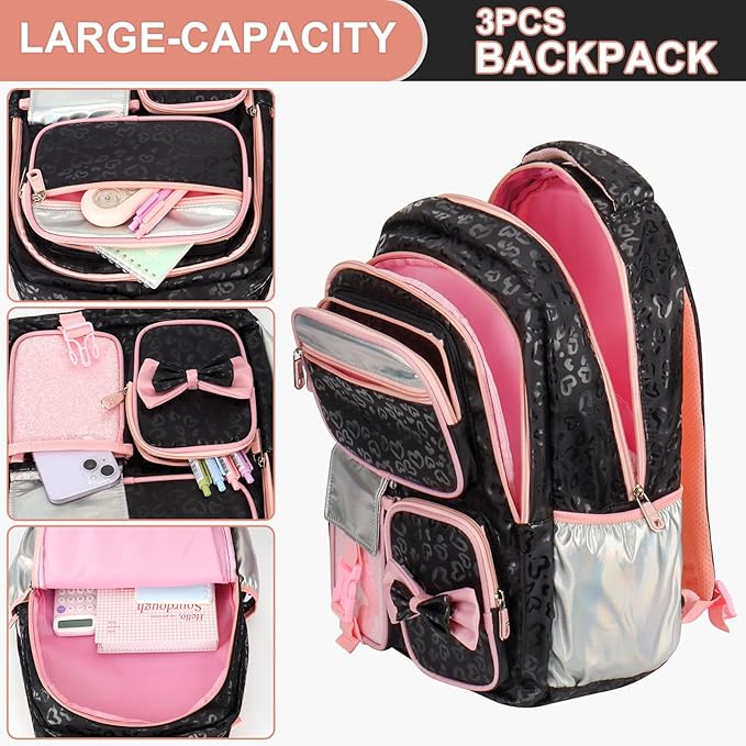 Backpack for Girls Lightweight Kids Backpacks for Middle School Students Book Bag for Elementary Student Teen Girls Toddler Backpack for School