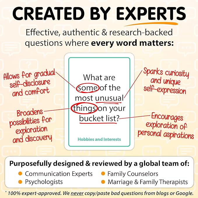 200 Icebreaker Conversation Cards - Improve Your Small Talk & Make Deep Connections - Perfect for Parties, Gatherings & More - Always Have Something to Say - Discuss Fun Questions & Interesting Topics