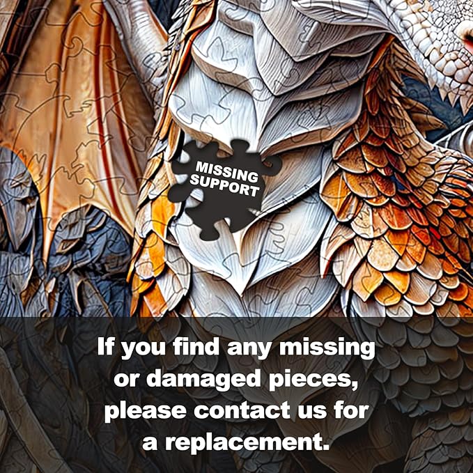 Wooden Puzzles for Adults, Cave Dragon Wood Puzzle, Wood Adult Puzzle, Wooden Puzzle for Family Game and Birthday Gifts for Women Men (L-13.4 * 13.4in 300pcs)
