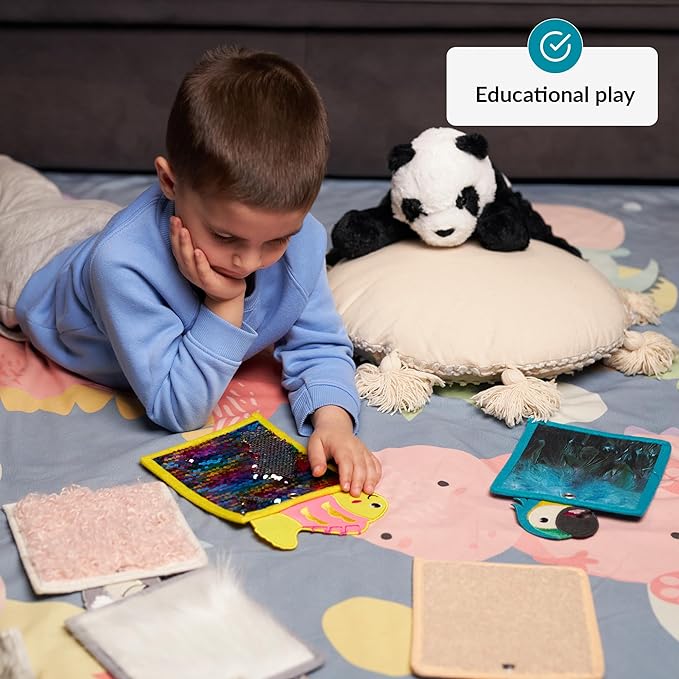 Sensory Mats for Autistic Children | Sensory Tiles for Wall | Sensory Mats | Sensory Rug | Sensory Wall Panel | Wall Sensory Panel for Kids | Different Sensory Textures & Colors