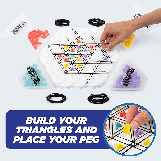 Triangle Takeover by Relatable – A Fast-Paced Strategy Game for Family Gatherings, Great Kids Party Board Game, for Ages 8 and Up