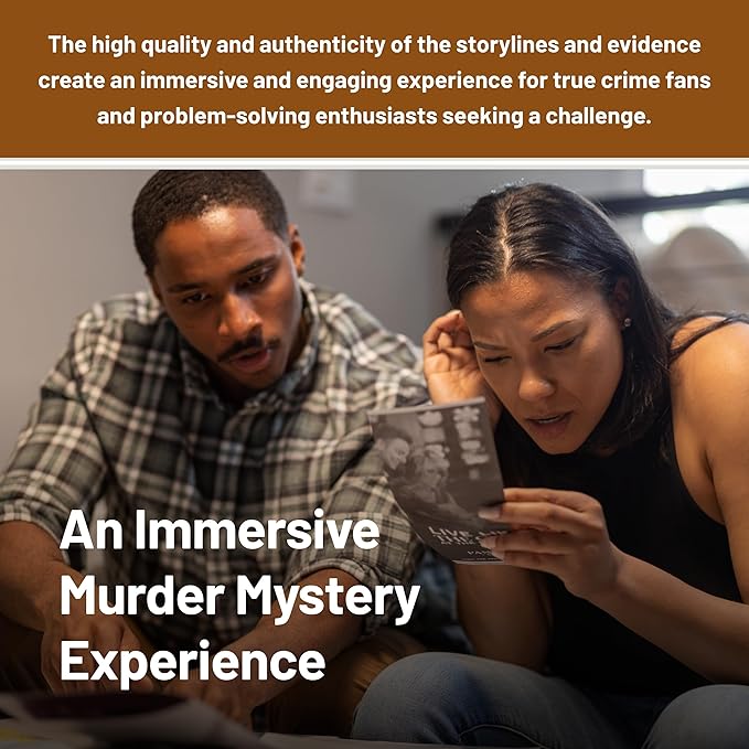 Hunt A Killer: R.I.P at The Rodeo, Solve The Murder of a Rodeo Clown in an Immersive True Crime Experience, A Halloween Mystery Party Game for Adults and Great Ideas, for Ages 14+