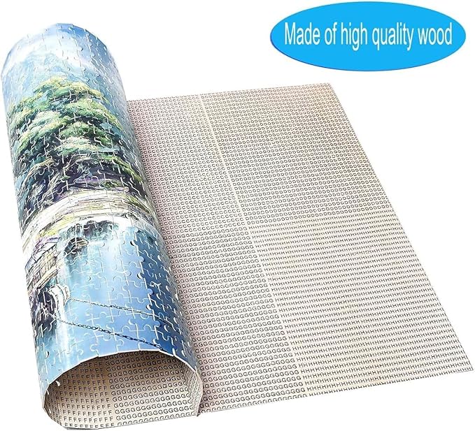 1000 Pieces Puzzle for Adults, Wooden Puzzles 29.5 x 19.7 in,Bookshelf Canal