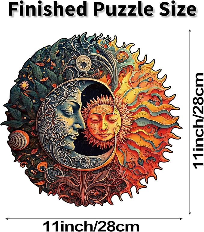 Wooden Puzzles for Adults, 200 Pieces Wood Puzzles, Irregular Animal Shaped Unique Wooden Jigsaw Puzzles, Creative Ghristmas Gift for Teenagers and Adults