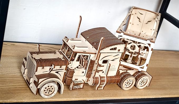 Ugears 70056 Heavy Boy Truck VM-03 Model Plywood DIY Model – Ecological Wooden Model