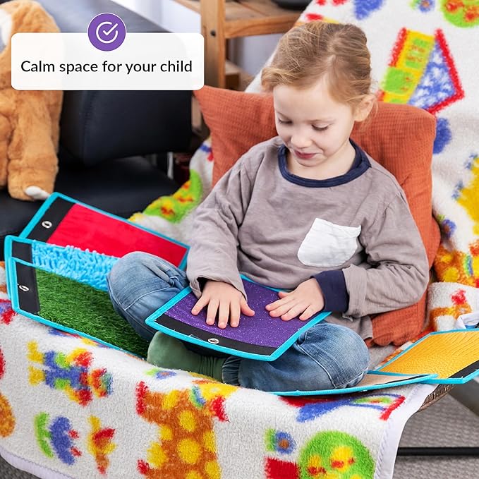 Sensory Mats for Autistic Children | Tiles for Kids | Wall Panel | Multi-Sensory Exploration | Different Textures & Colors | Room Equipment | Tactile Play