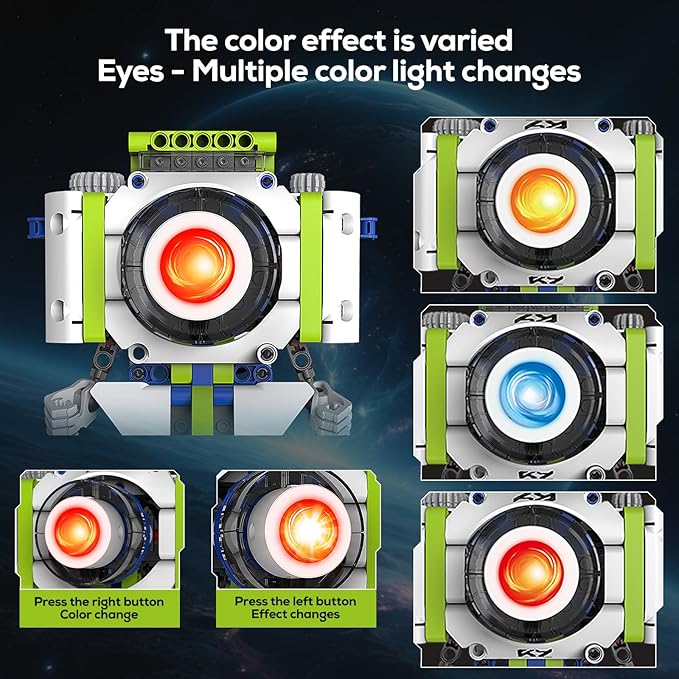 Robot Building Kit with APP/Remote Control STEM Gifts for Boys Age 6-16,Technic Coding Robotic Toys for Kids Birthday, Buildable 5in1 Models with 337+ Pieces